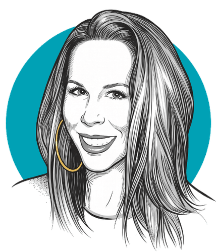 Illustrated portrait of Bethany Simon, President at OpenArc