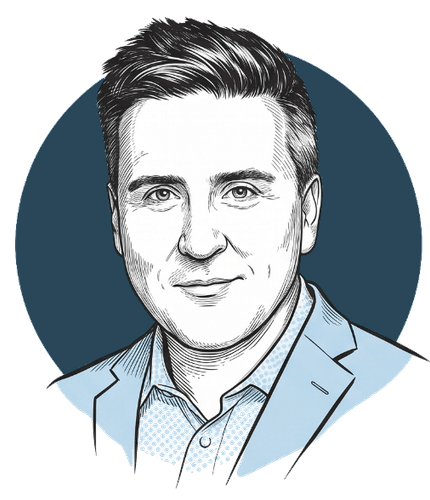 Illustrated portrait of Joel Reed, CEO at OpenArc