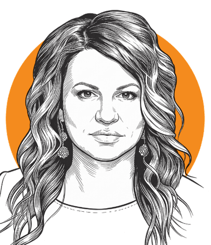 Illustrated portrait of Leann Moore, VP of Customer Success at OpenArc